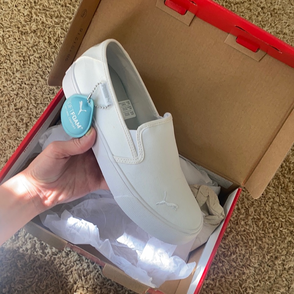 White Puma Shoe